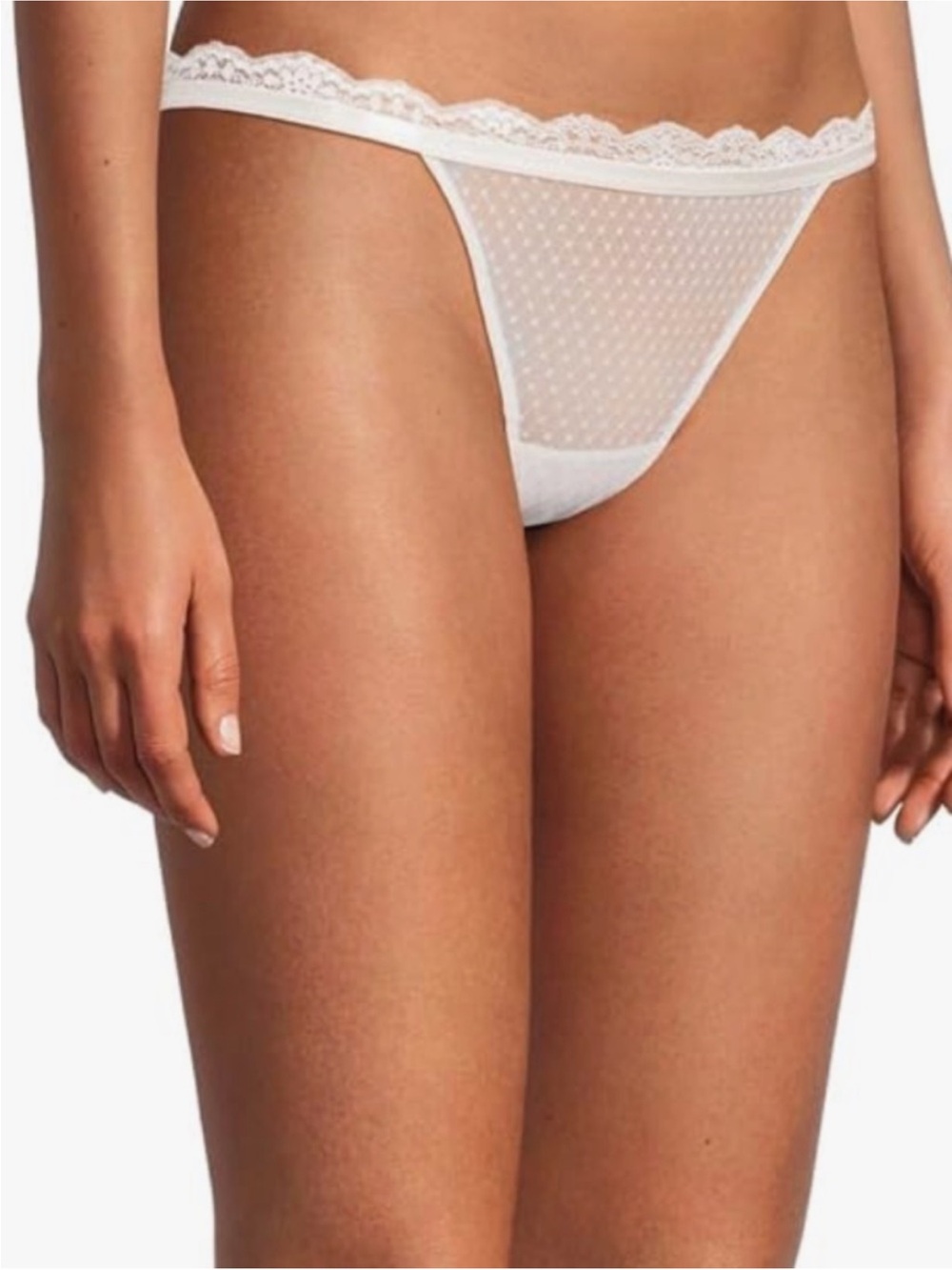 FREE PEOPLE lace underwear in White Alyssum Combo Sz M NWT $16